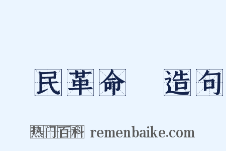 國民革命軍造句是什么意思的图片